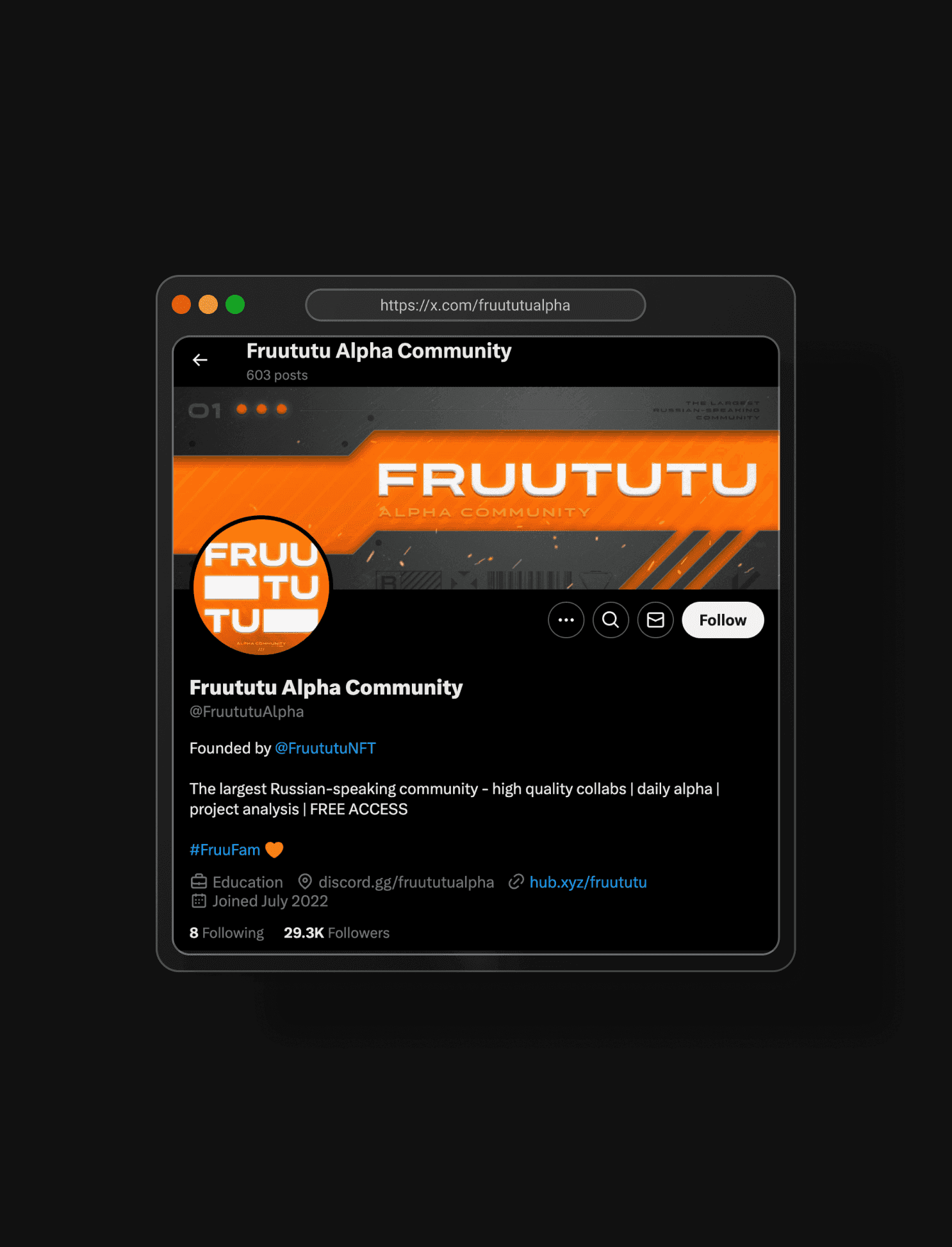 Fruututu Alpha Community — case study visual 3