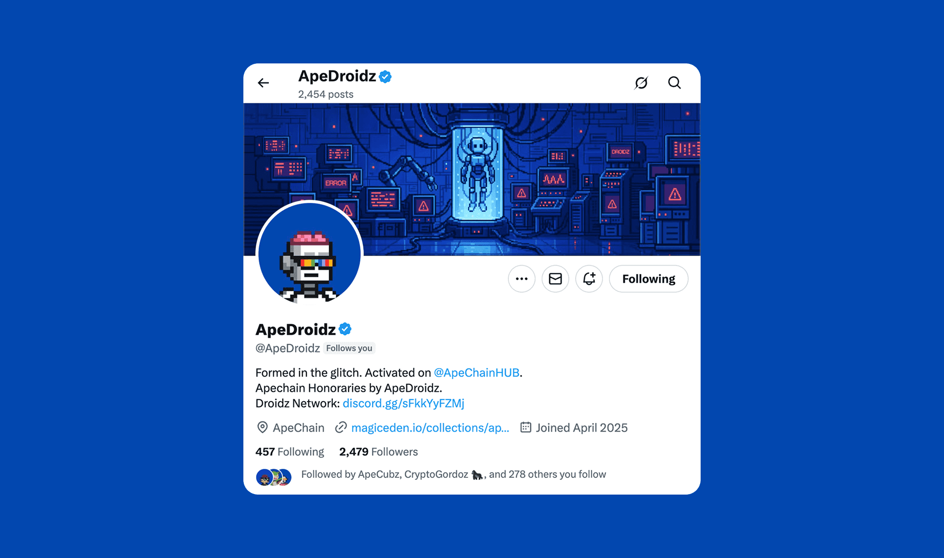 ApeDroidz — case study visual 2